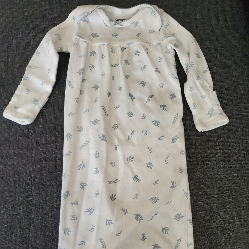 White newborn sleeper